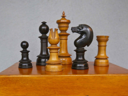 Northern Upright Chess Set, circa 1860 - Luke Honey | Antiques, Chess, Backgammon & Games
