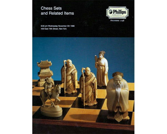 Phillips New York, Rare Chess Catalogue, 1996 - Luke Honey | Antiques, Chess, Backgammon & Games