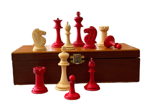 Staunton Antique Chess Set