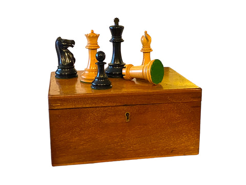 Jaques Staunton ‘Four Inch’ Chess Set, 1915-20