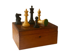 Staunton Boxwood Chess Set, circa 1930