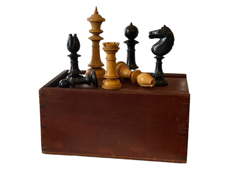Edinburgh Upright Chess Set, 19th Century