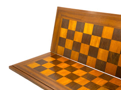Vintage Rosewood & Sycamore Chess Board