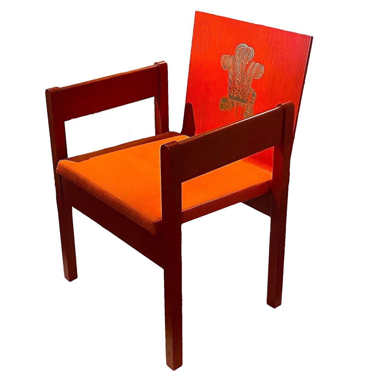 Prince of Wales Investiture Chair, 1969 - Luke Honey | Antiques, Chess, Backgammon & Games