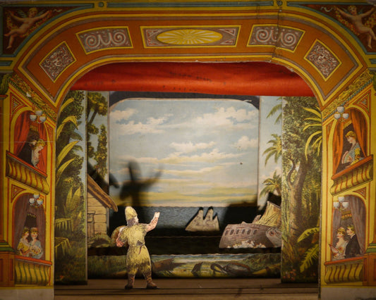 ‘Robinson Crusoe’ Toy Theatre, circa 1890 - Luke Honey | Antiques, Chess, Backgammon & Games