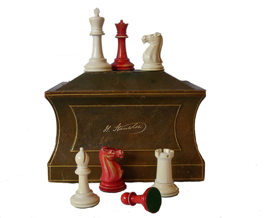 Jaques Staunton Chess Set/Sarcophagus, 1920s - Luke Honey | Antiques, Chess, Backgammon & Games