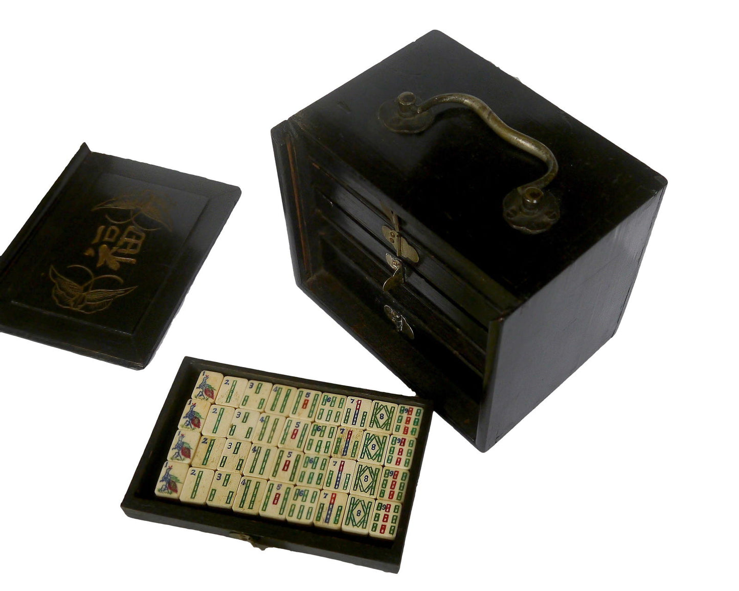 Shanghai Mahjong Set, circa 1920 - Luke Honey | Antiques, Chess, Backgammon & Games
