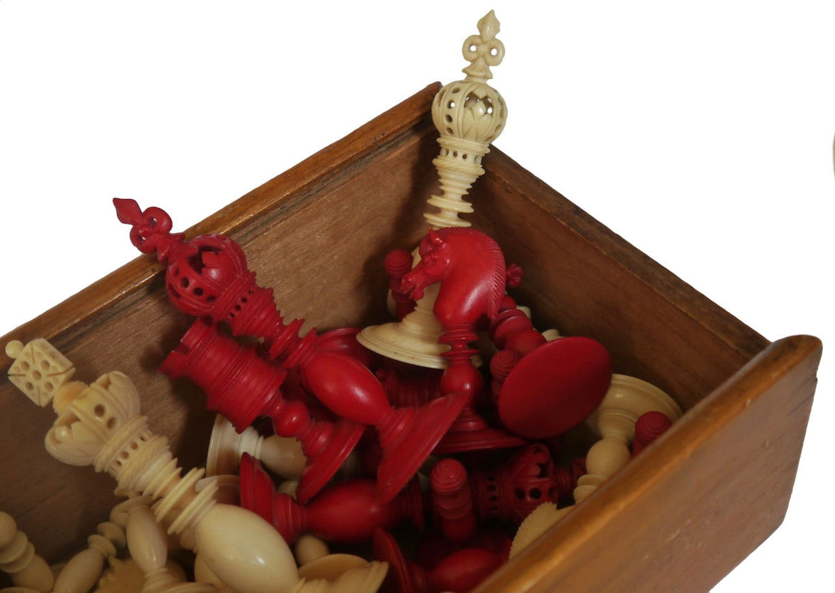Signed Antique Calvert Chess Set, circa 1830-40 – Luke Honey | Antiques ...
