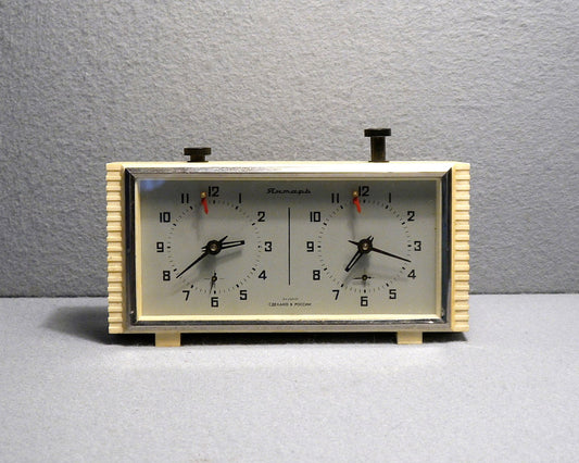 Soviet Chess Clock - Luke Honey | Antiques, Chess, Backgammon & Games