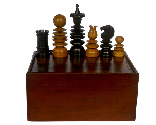 ‘St George’ Boxwood Chess Set, 19th century - Luke Honey | Antiques, Chess, Backgammon & Games