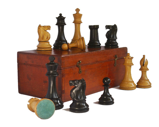 Staunton Chess Set in the B.C.C. Manner - Luke Honey | Antiques, Chess, Backgammon & Games