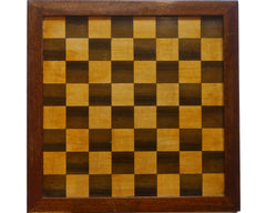 English Wooden Chess Board, circa 1920