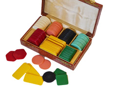 Stylish Gambling Chips, circa 1930-50