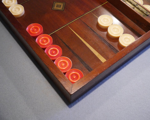 English Backgammon Board, 19th century