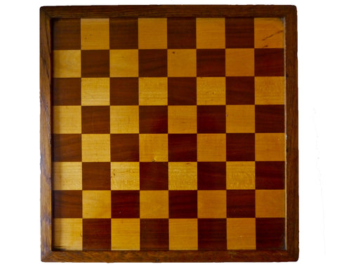antique vintage chess board
