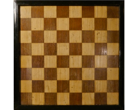Antique English Chess Board, circa 1870