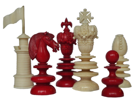 Antique Hastilow Chess Set