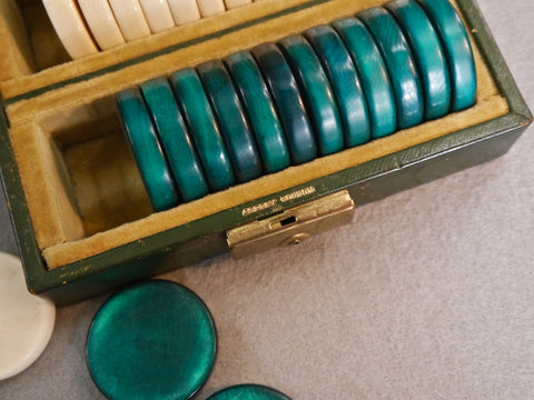 Asprey Backgammon Counters, circa 1930