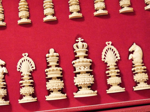 Fine Berhempore Chess Set, circa 1830