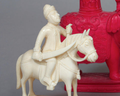 A Canton "King George" Ivory Chess Set
