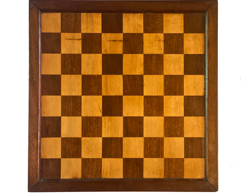 antique vintage jaques chess board