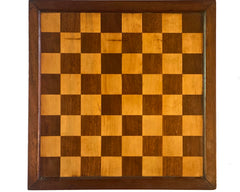 Antique English "Jaques Style” Chess Board