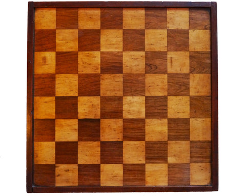 Victorian antique chess board Jaques
