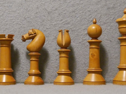Fine Edinburgh Upright Chess Set, circa 1870