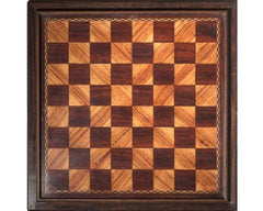 Fine Edwardian Mahogany Chess Board
