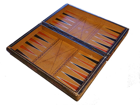 Edwardian Leather “English Games” Board
