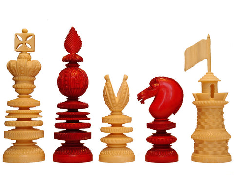 Magnificent Turned Chess Set, circa 1850