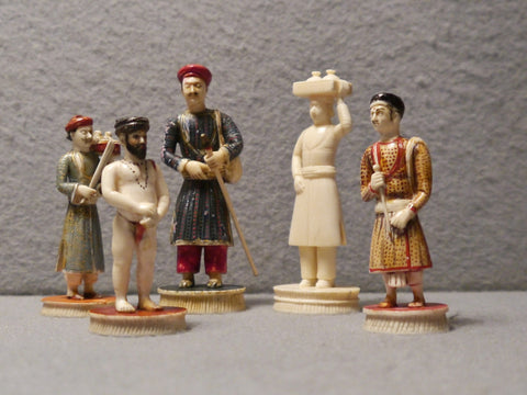 Five Indian ‘Toy’ Figures, Rajasthan, 19th century