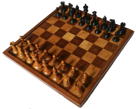 Jaques Staunton Antique Chess Set Four Inch For Sale