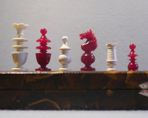 French “Régence Pattern” Chess Set, 1940’s