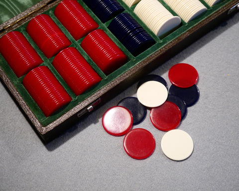 Set of Gambling Chips, circa 1930-1950