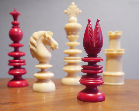 Fine English “Merrifield” Chess Set, 1819-1852