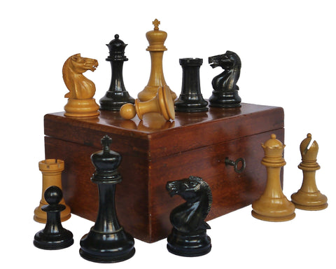 Antique Staunton Chess Set