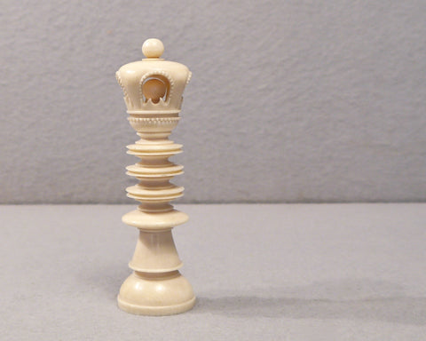 English Ivory Chess Set, circa 1800