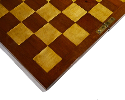 Good Antique Satin-Birch Chess Board