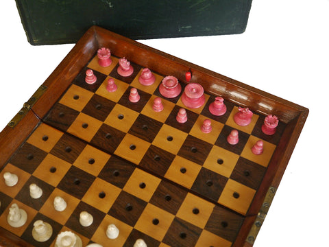 Jaques In Statu Quo Travelling Chess Set