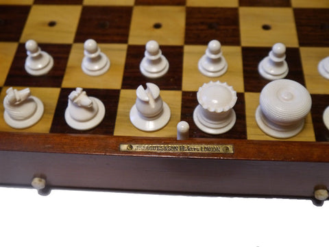 “In Statu Quo” Chess Set, J. Jaques & Son