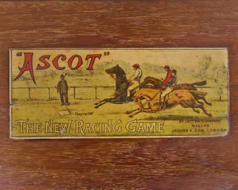 Ascot Jaques Antique Horse Racing Game