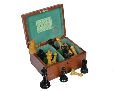 Antique Jaques Staunton Chess Set