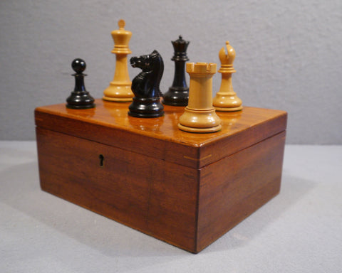 Jaques Staunton Chess Set, circa 1900-1915