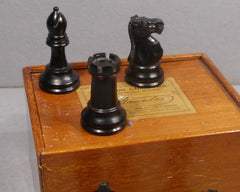 A Jaques Staunton Chess Set, circa 1925