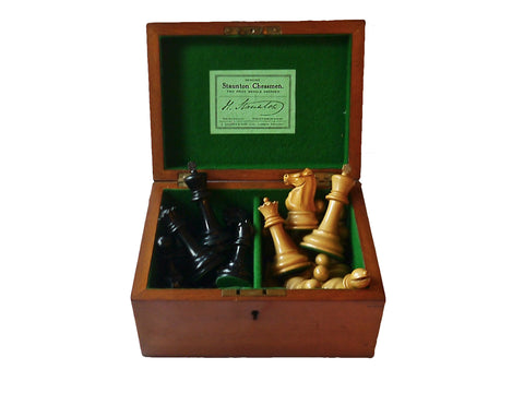 Jaques Staunton Weighted Chess Set, circa 1930