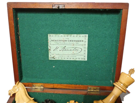 4 ½ Inch Jaques Staunton Chess Set, 1880-1900