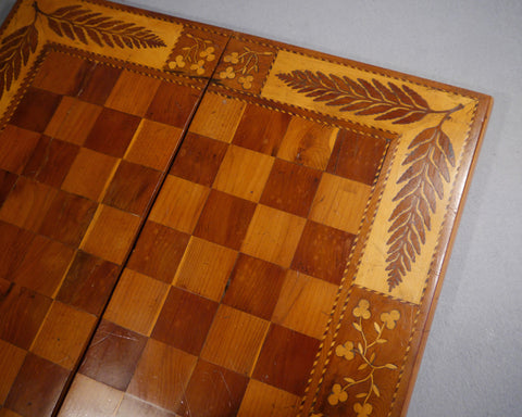 An Irish Killarney Chess & Backgammon Board