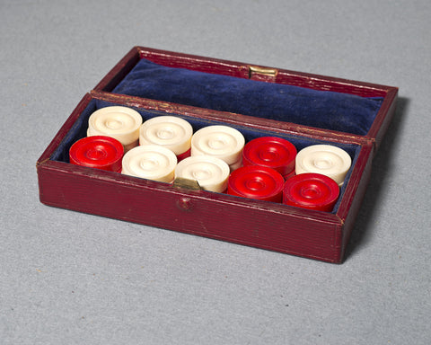 English Backgammon Counters, circa 1890