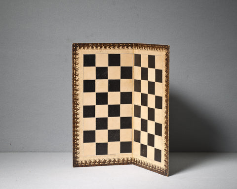 Jaques Leather Chess Board, circa 1950